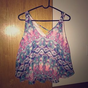 A colorful tank top